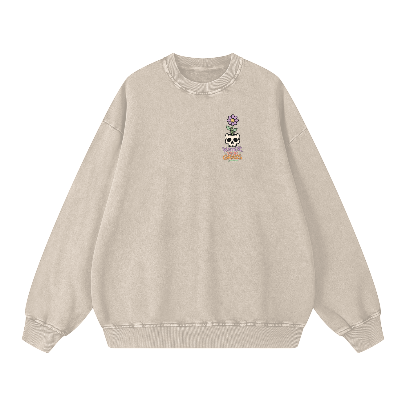 Snow Washed Oversized Sweatshirt