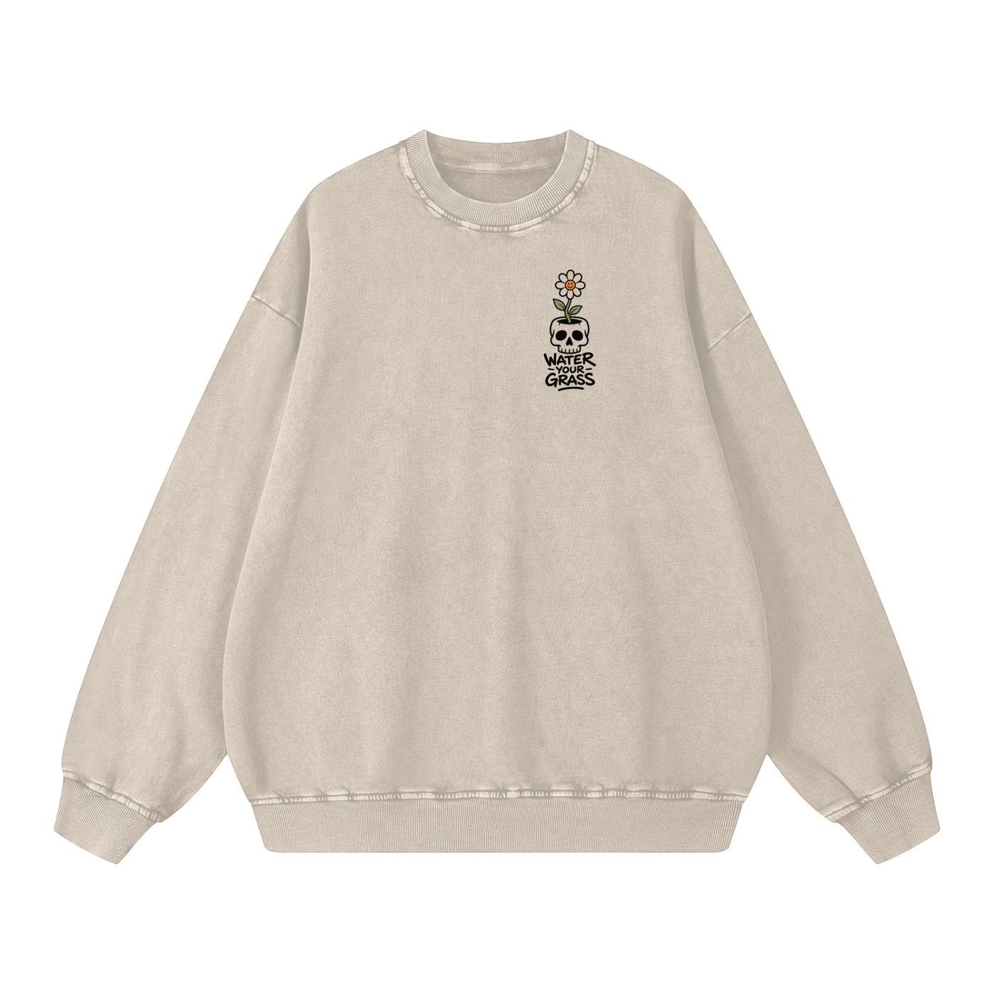 Snow Washed Oversized Sweatshirt