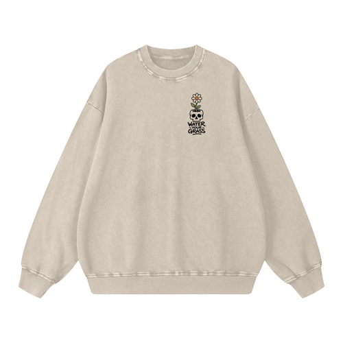 Snow Washed Oversized Sweatshirt