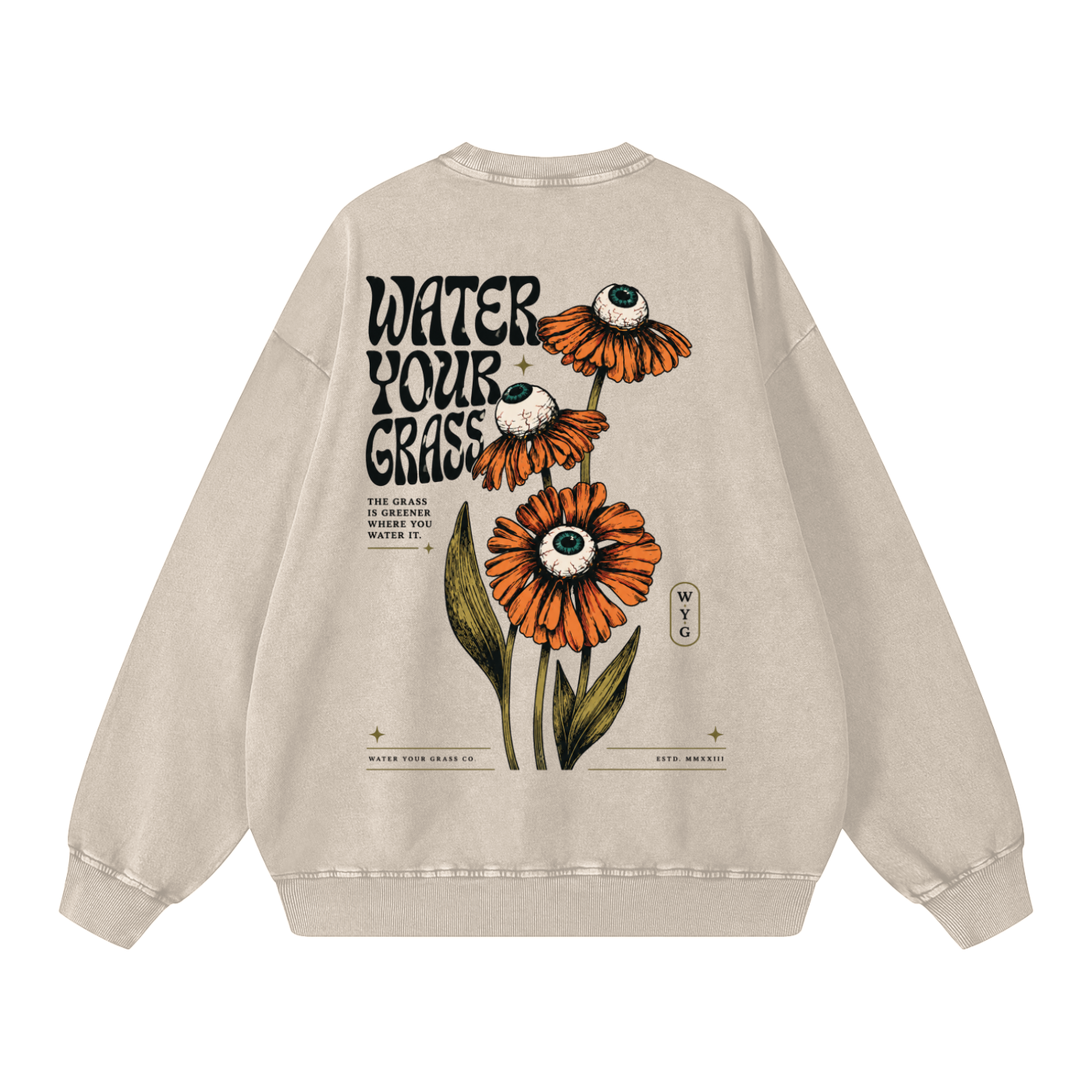 Snow Washed Oversized Sweatshirt