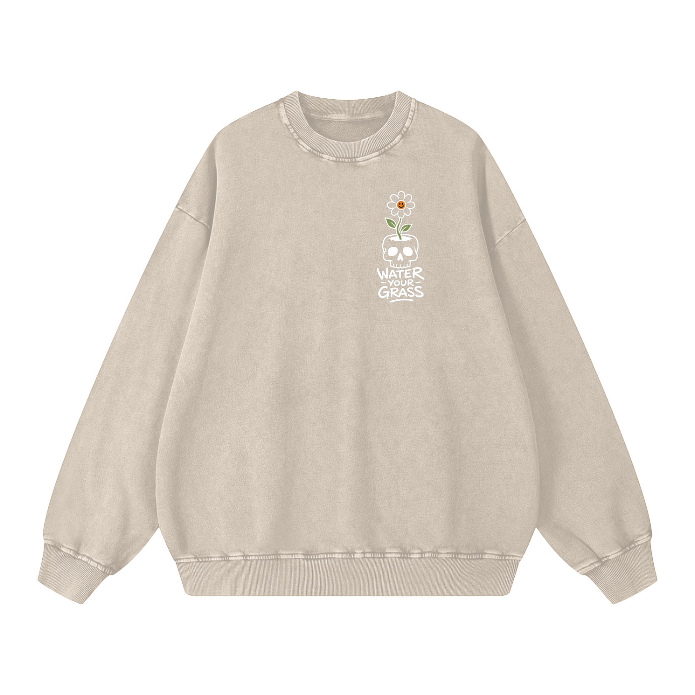 Snow Washed Oversized Sweatshirt