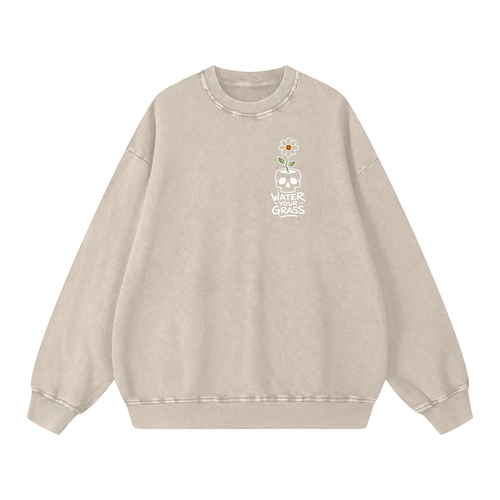 Snow Washed Oversized Sweatshirt
