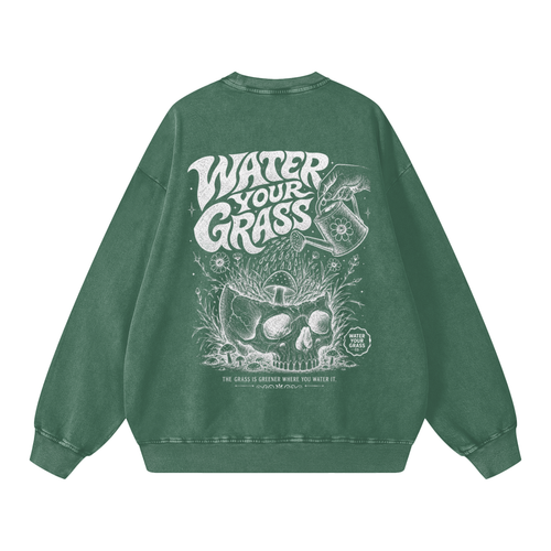 Snow Washed Oversized Sweatshirt
