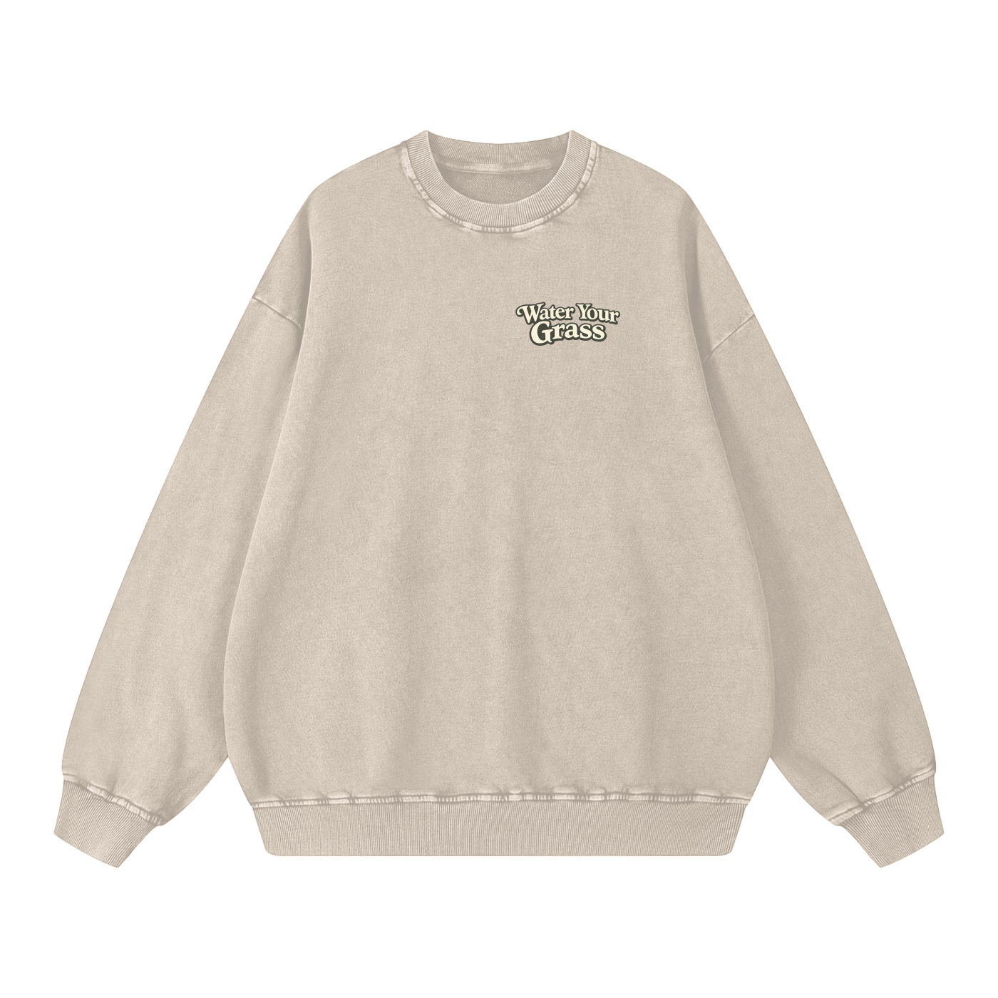 Snow Washed Oversized Sweatshirt