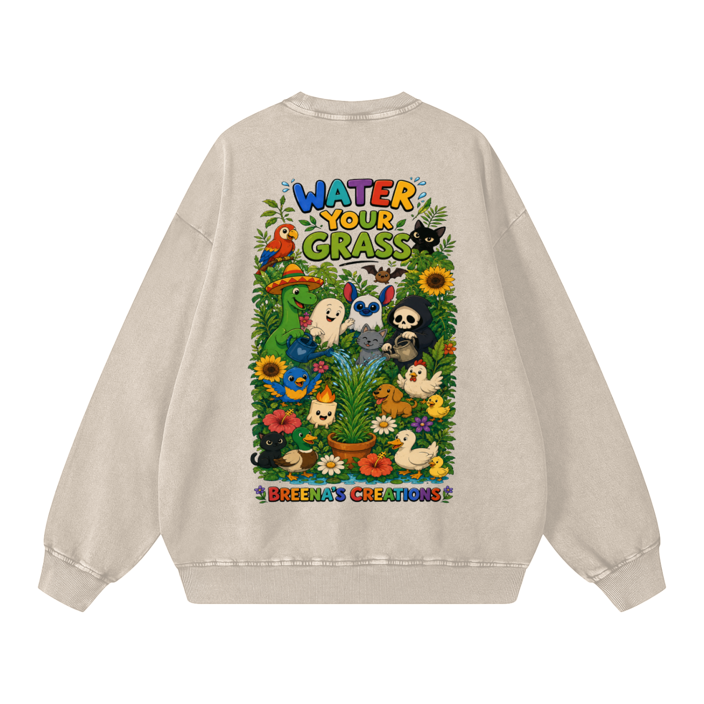 Snow Washed Oversized Sweatshirt