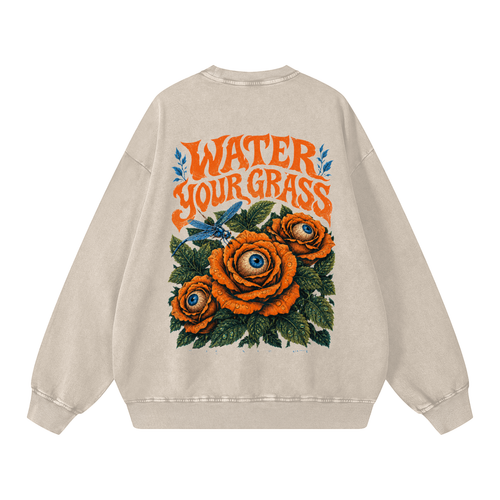Snow Washed Oversized Sweatshirt