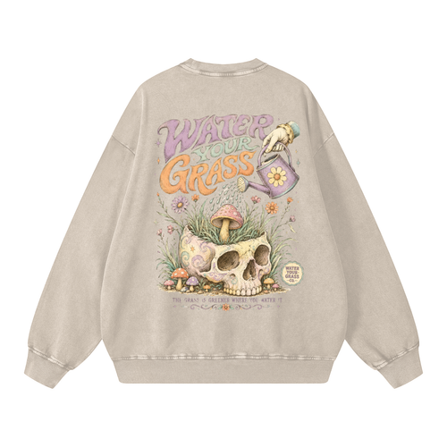 Snow Washed Oversized Sweatshirt