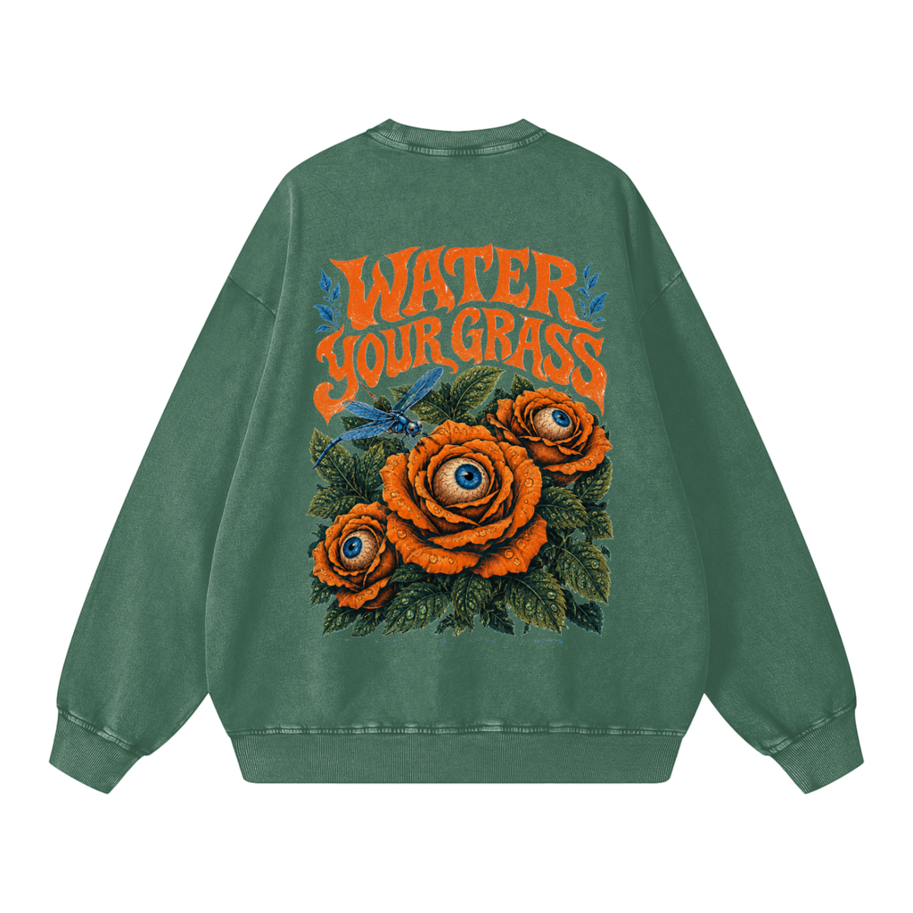 Snow Washed Oversized Sweatshirt