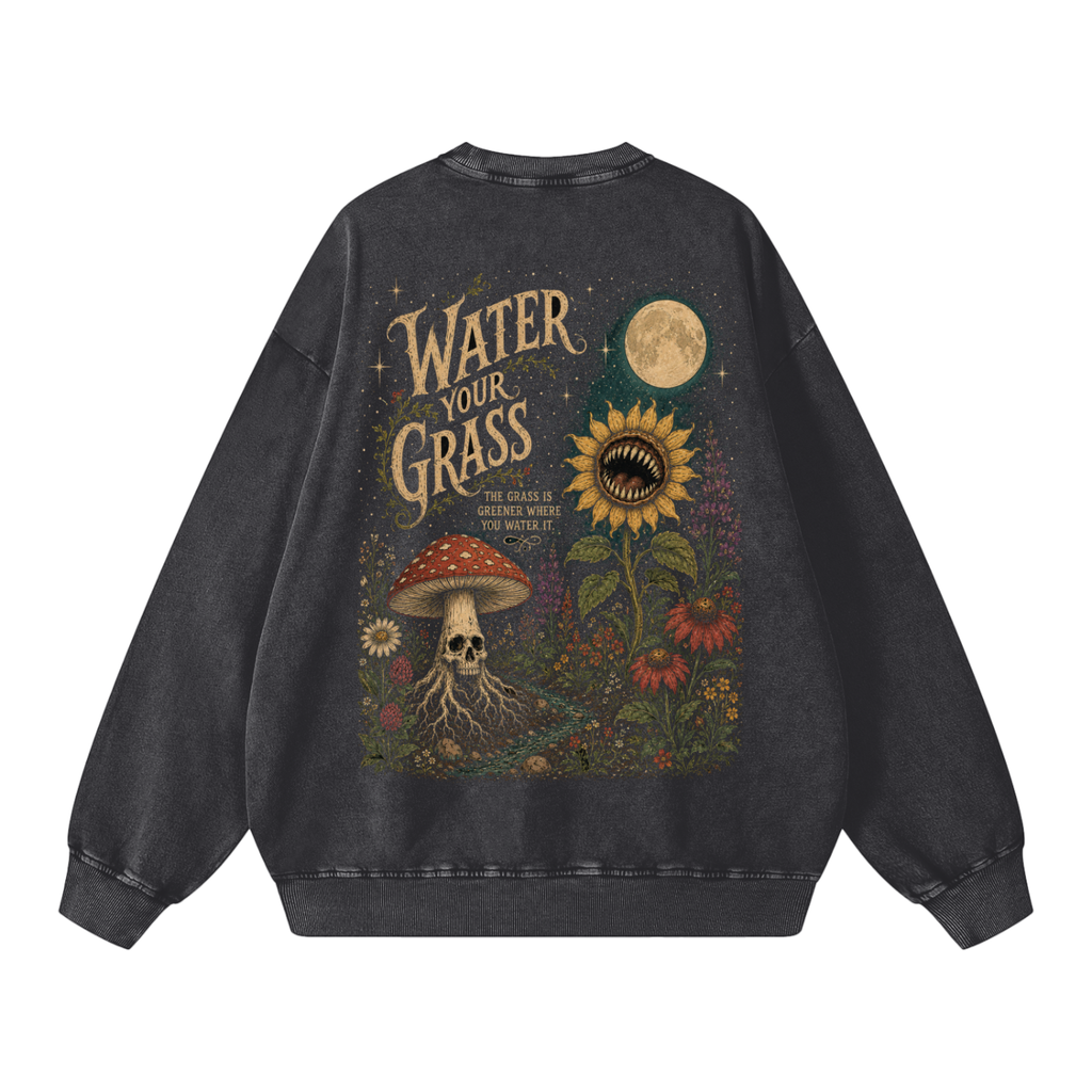Snow Washed Oversized Sweatshirt