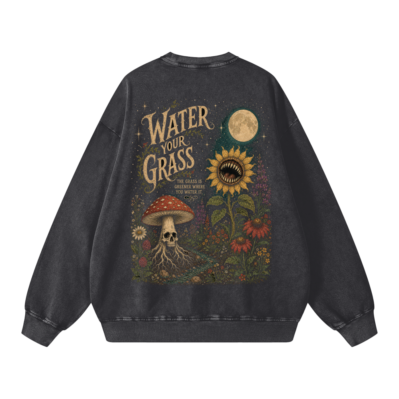 Snow Washed Oversized Sweatshirt