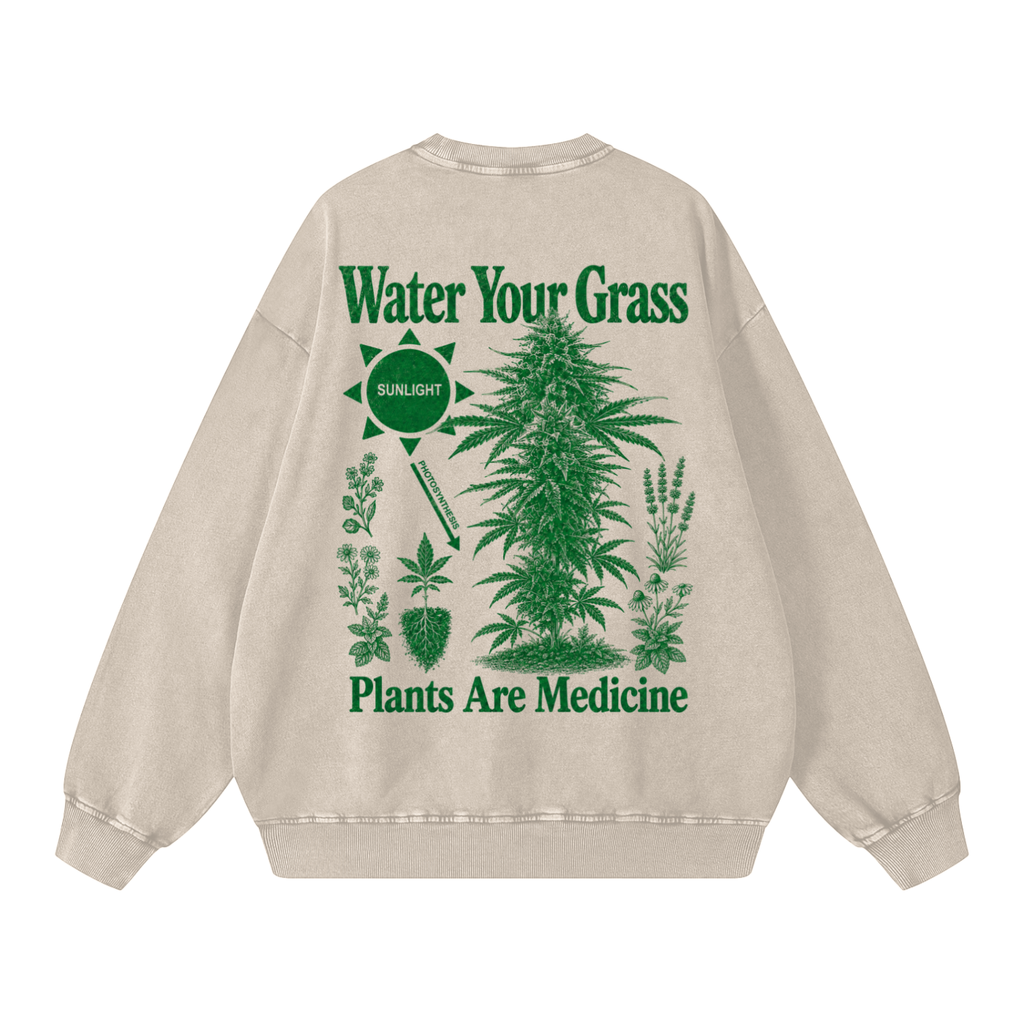 Snow Washed Oversized Sweatshirt