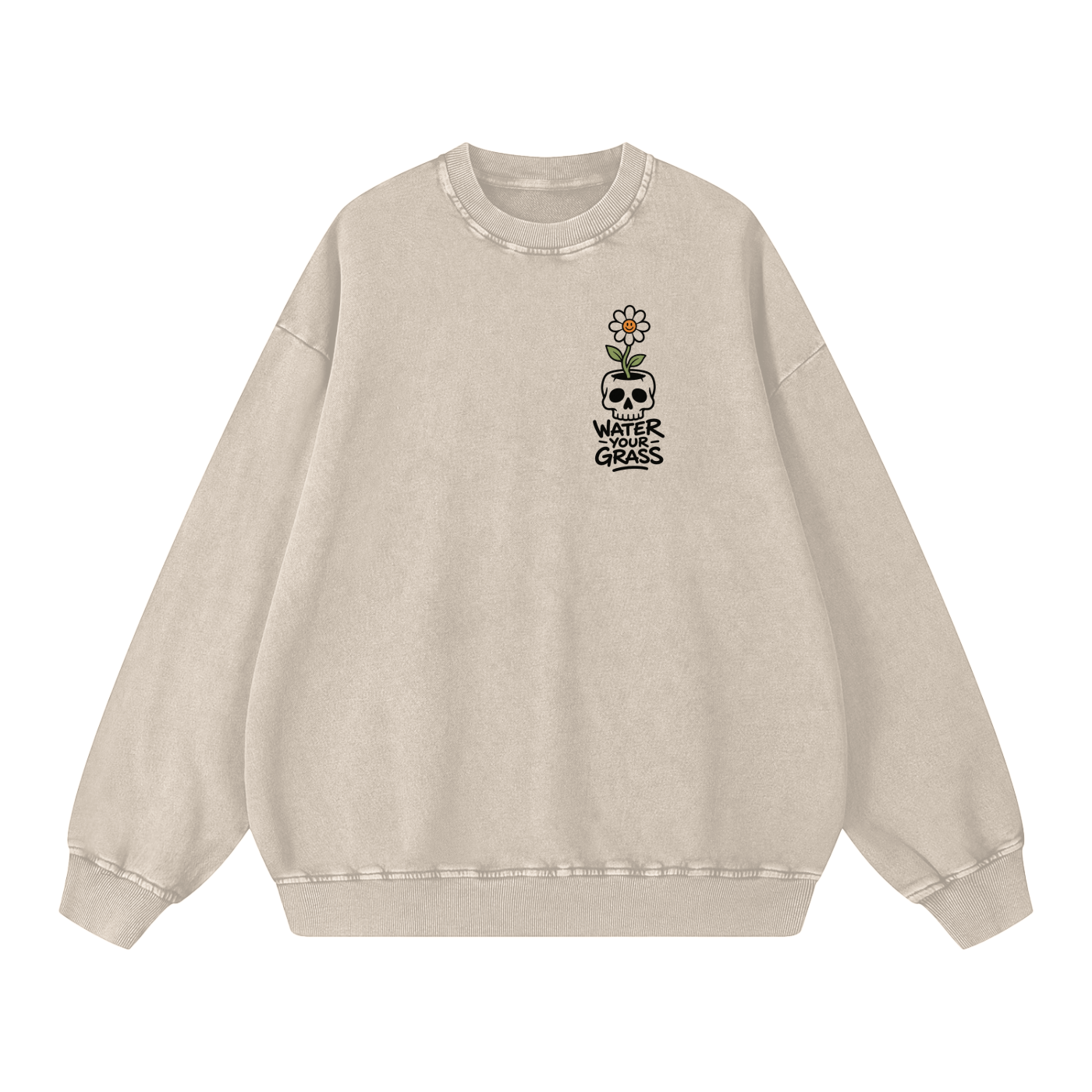 Snow Washed Oversized Sweatshirt