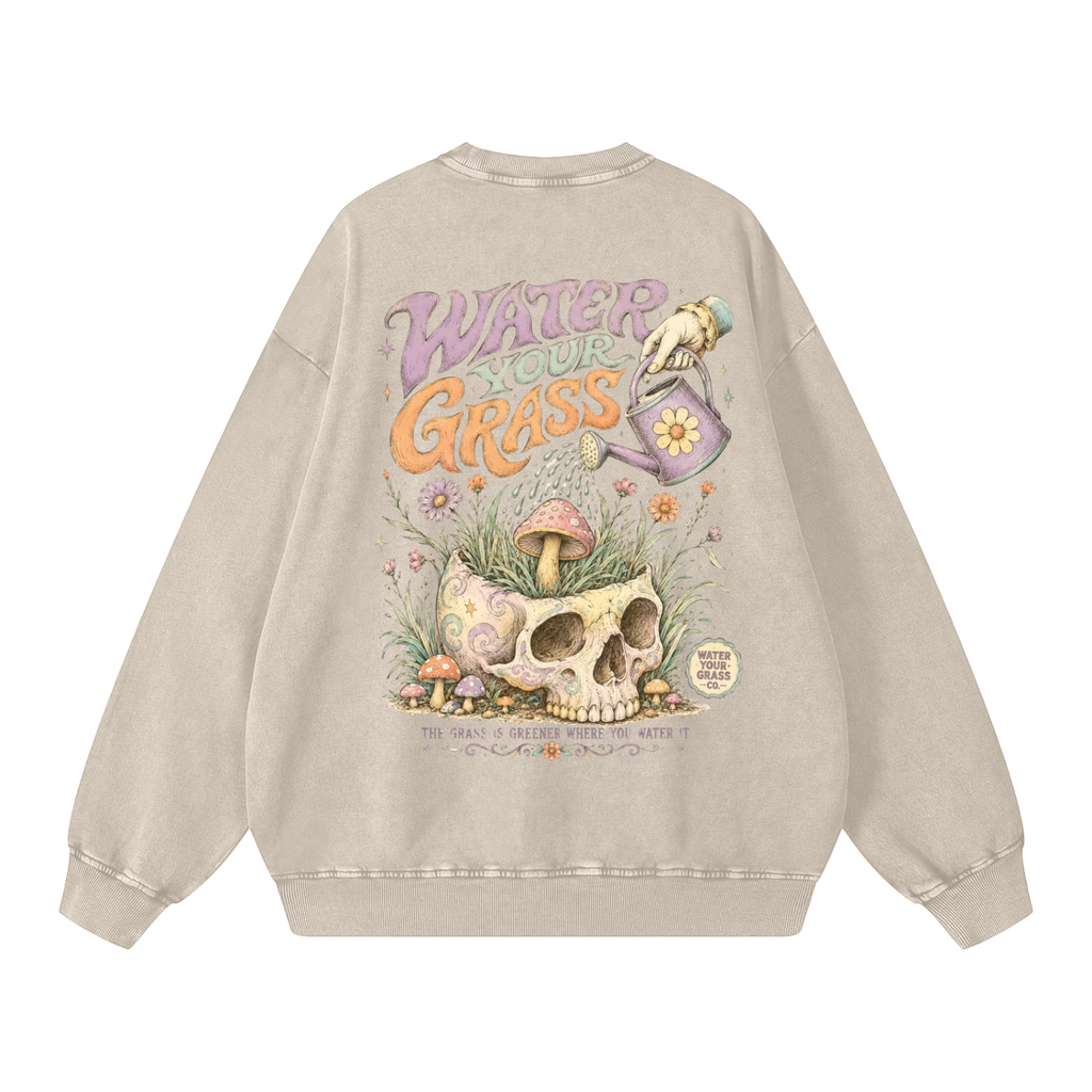 Snow Washed Oversized Sweatshirt