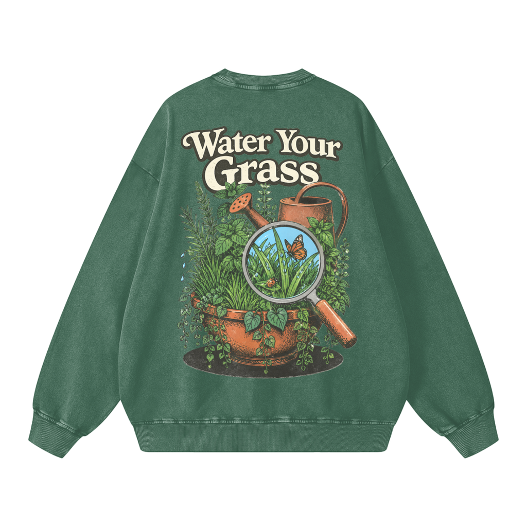 Snow Washed Oversized Sweatshirt
