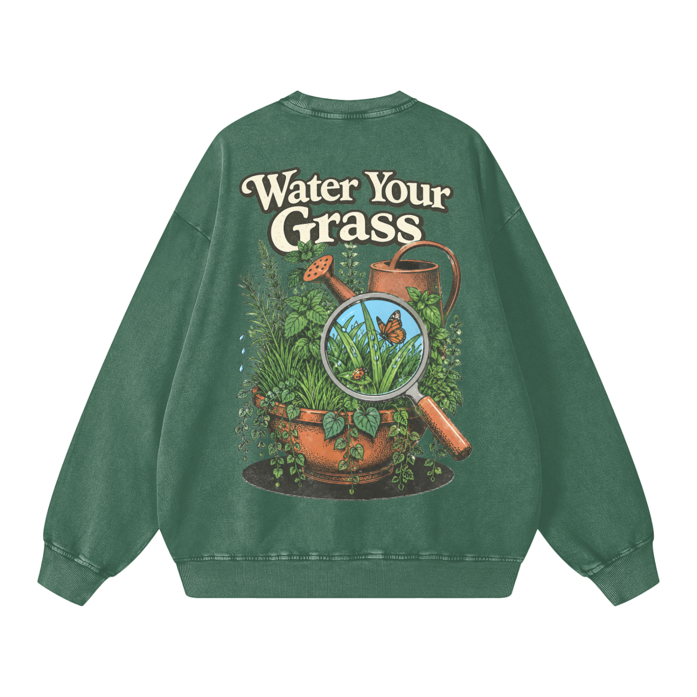 Snow Washed Oversized Sweatshirt