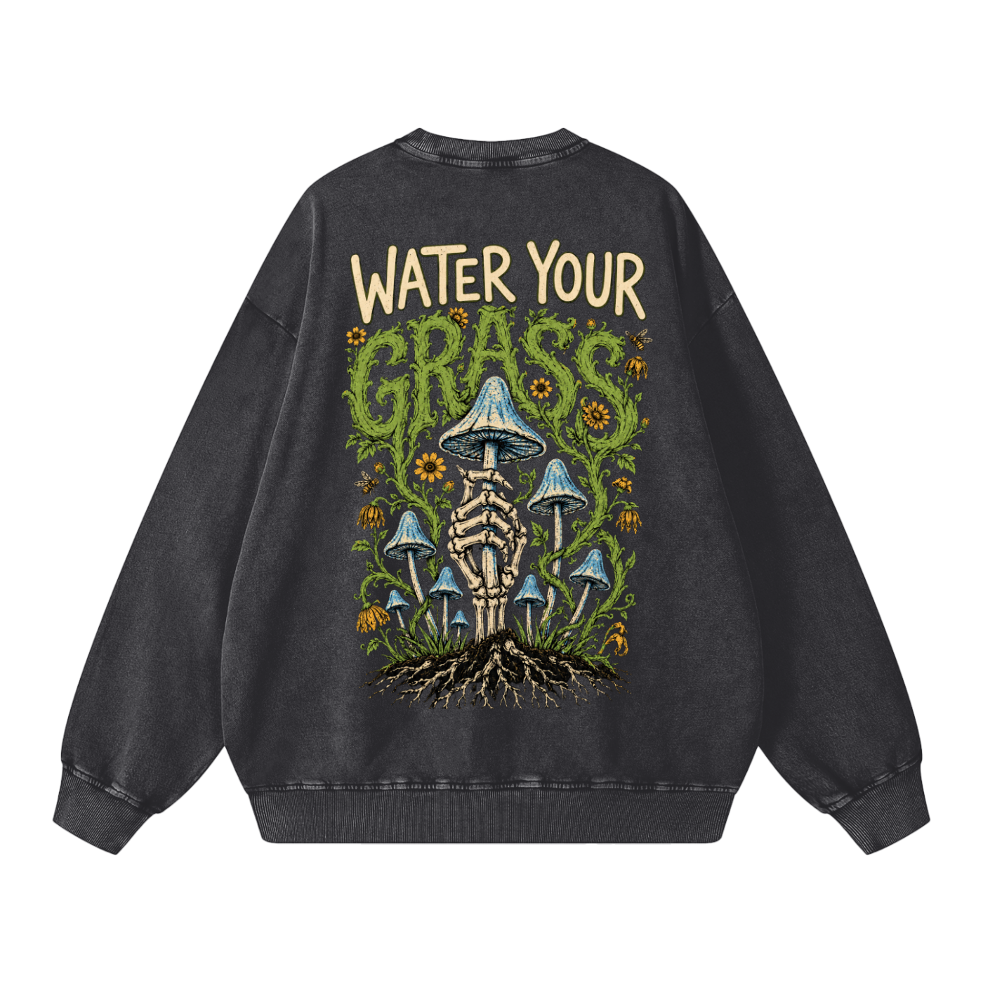 Snow Washed Oversized Sweatshirt