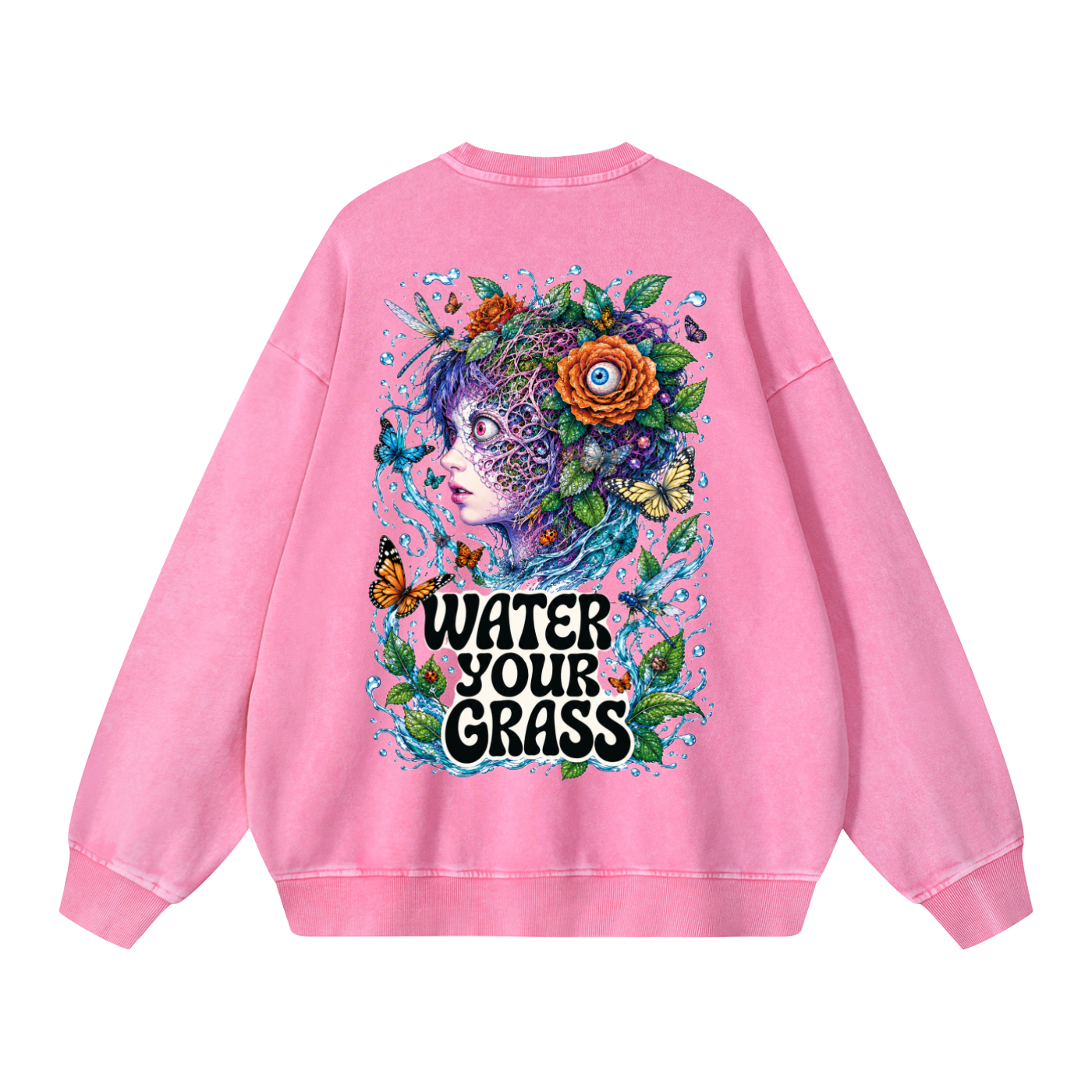 Snow Washed Oversized Sweatshirt