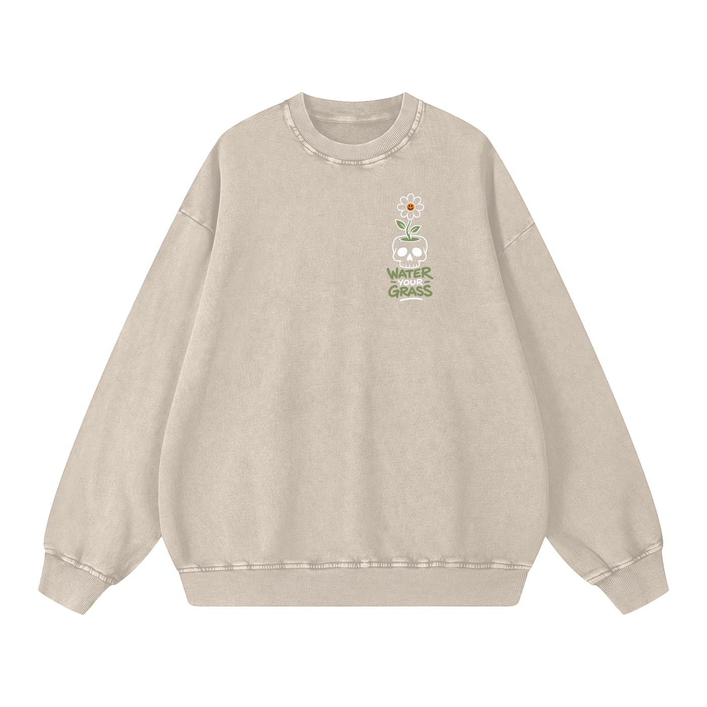 Snow Washed Oversized Sweatshirt