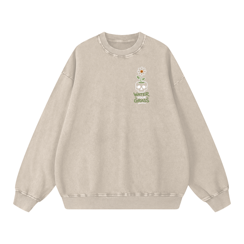 Snow Washed Oversized Sweatshirt