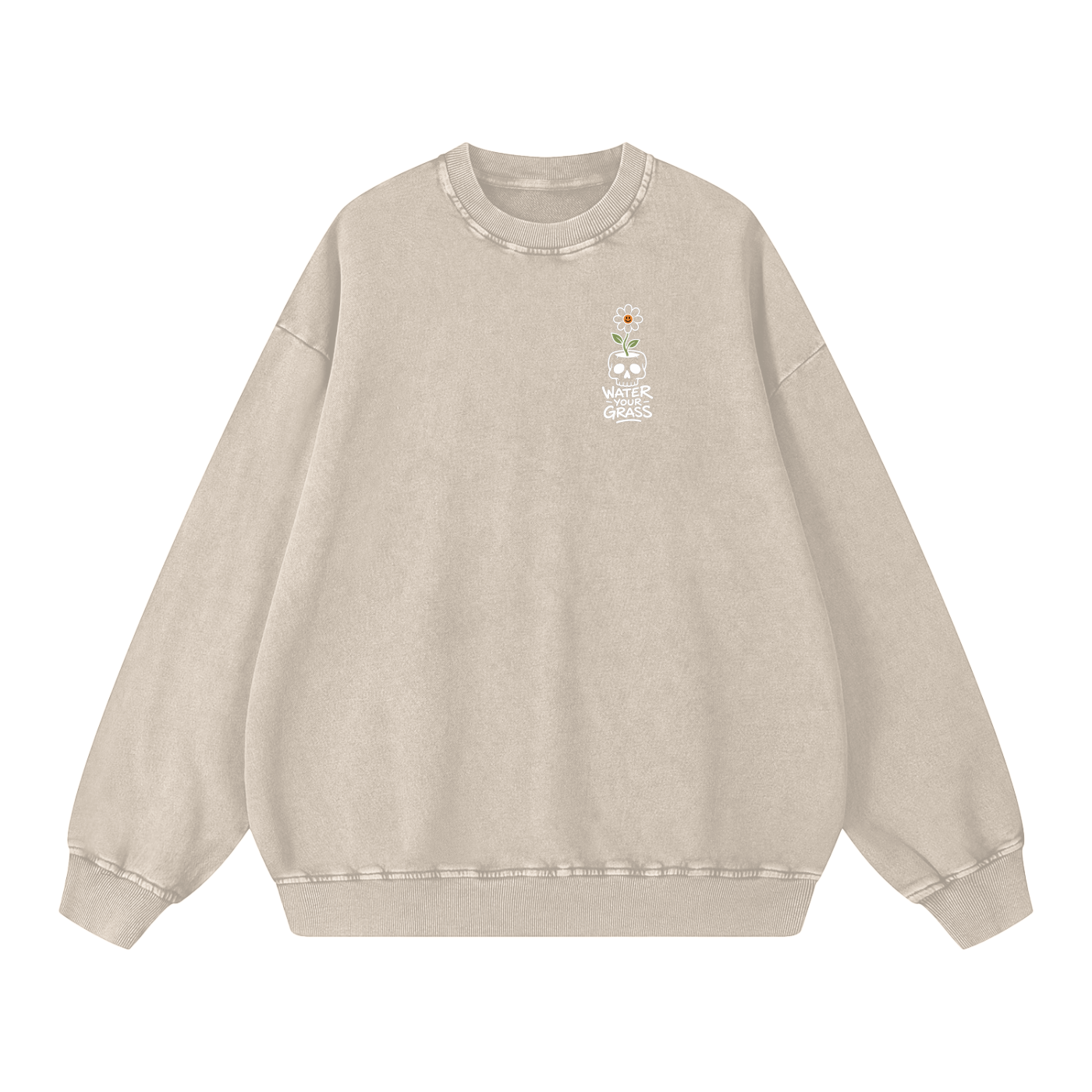 Snow Washed Oversized Sweatshirt