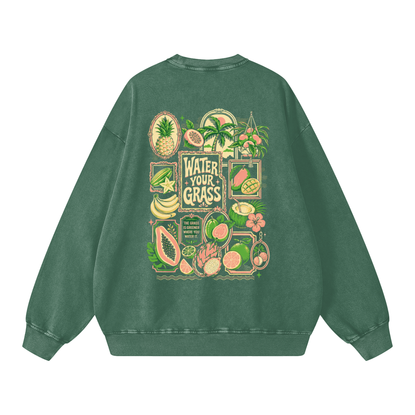 Snow Washed Oversized Sweatshirt