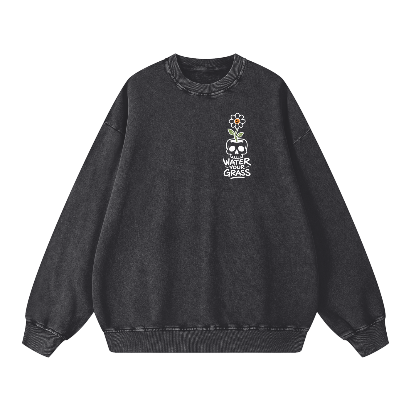 Snow Washed Oversized Sweatshirt