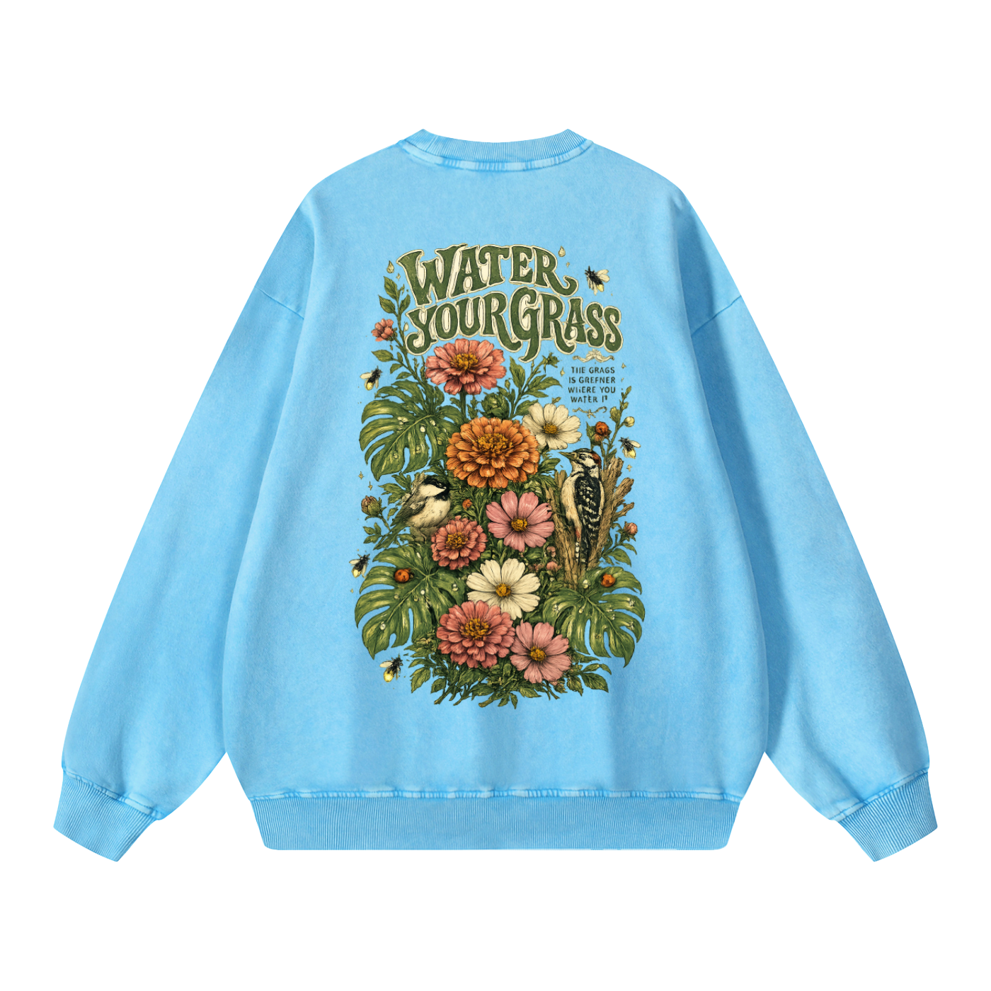 Snow Washed Oversized Sweatshirt