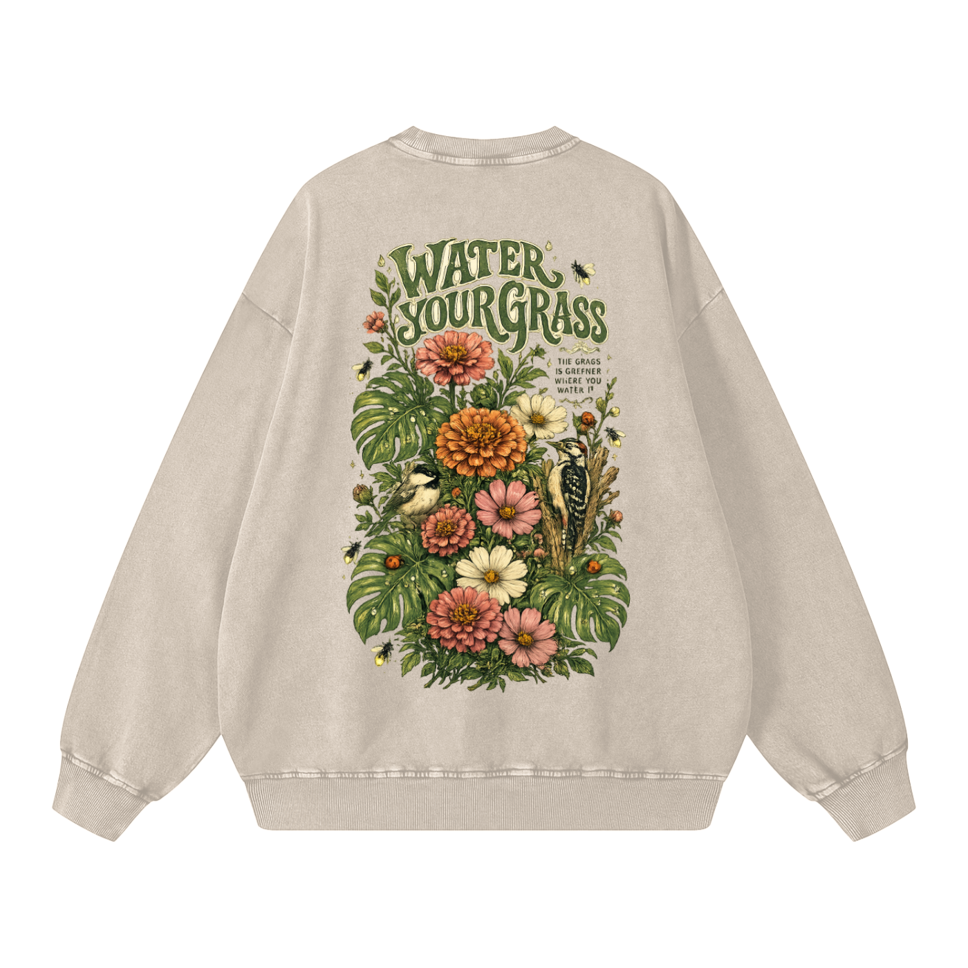 Snow Washed Oversized Sweatshirt