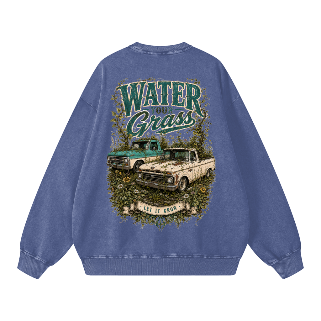 Snow Washed Oversized Sweatshirt