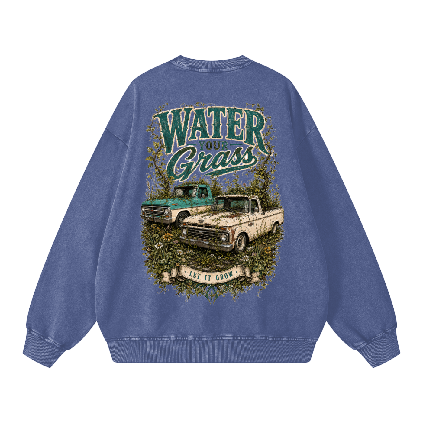Snow Washed Oversized Sweatshirt
