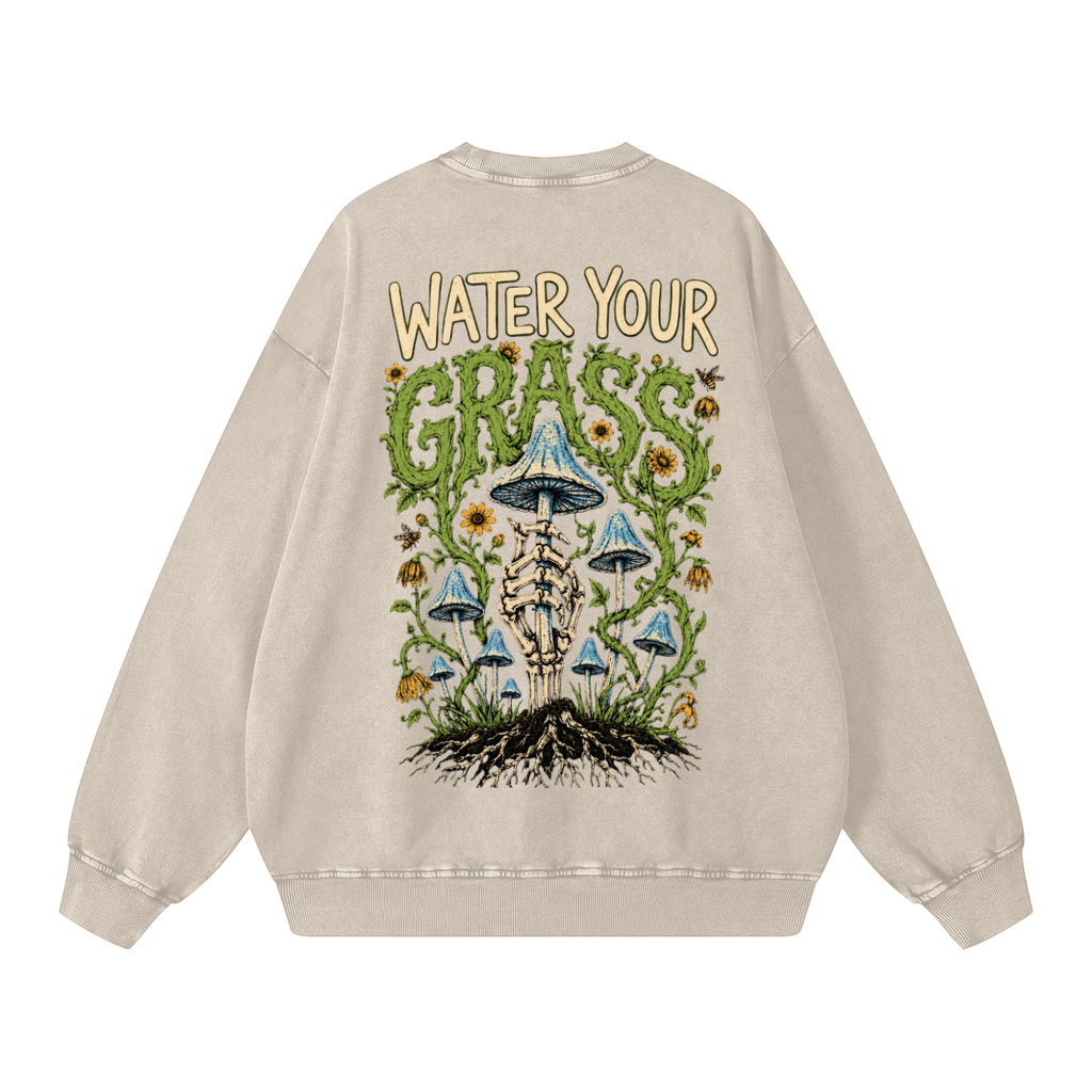 Snow Washed Oversized Sweatshirt