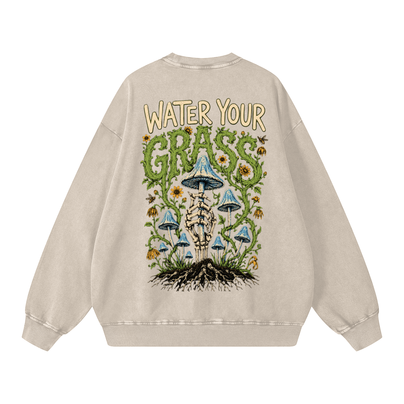 Snow Washed Oversized Sweatshirt