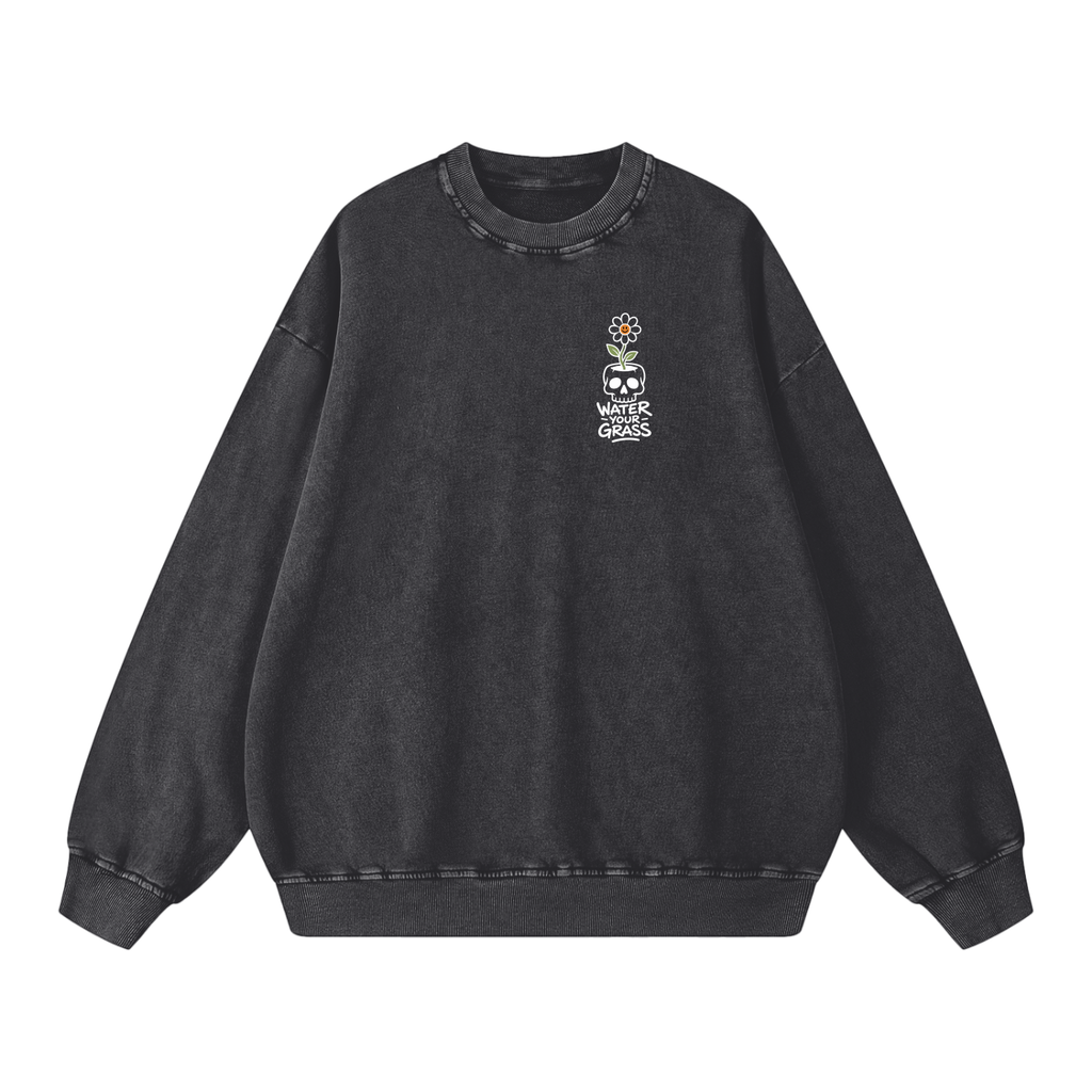 Snow Washed Oversized Sweatshirt