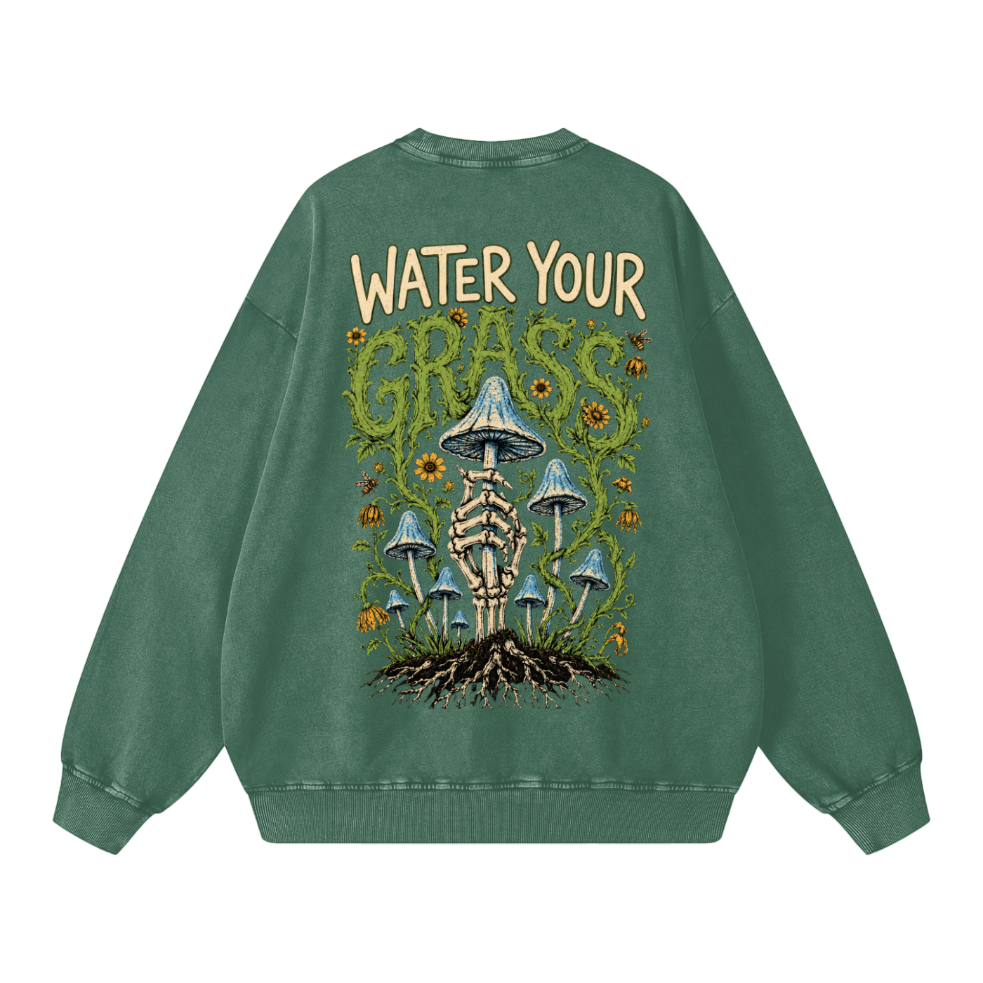 Snow Washed Oversized Sweatshirt