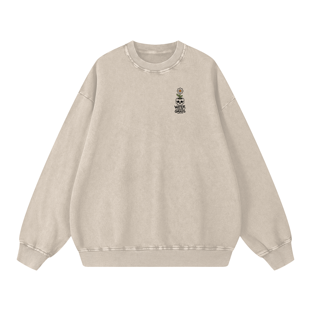 Snow Washed Oversized Sweatshirt