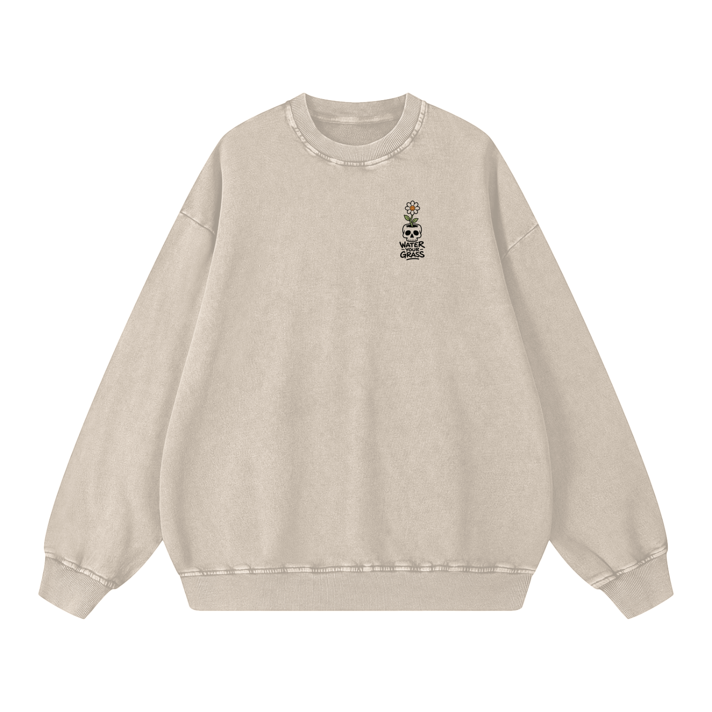 Snow Washed Oversized Sweatshirt