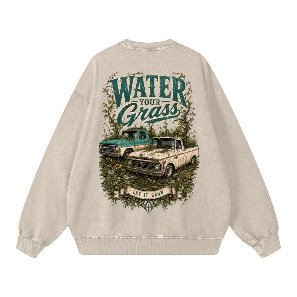 Snow Washed Oversized Sweatshirt