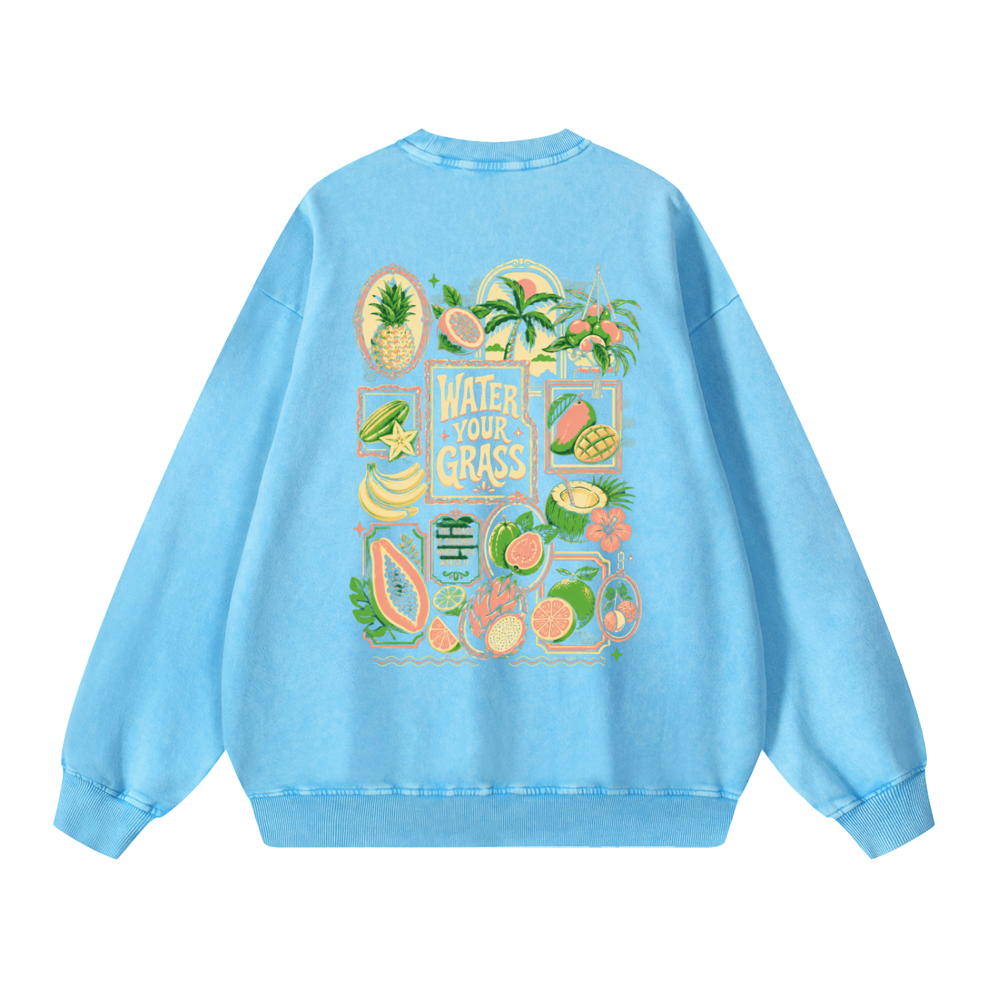 Snow Washed Oversized Sweatshirt