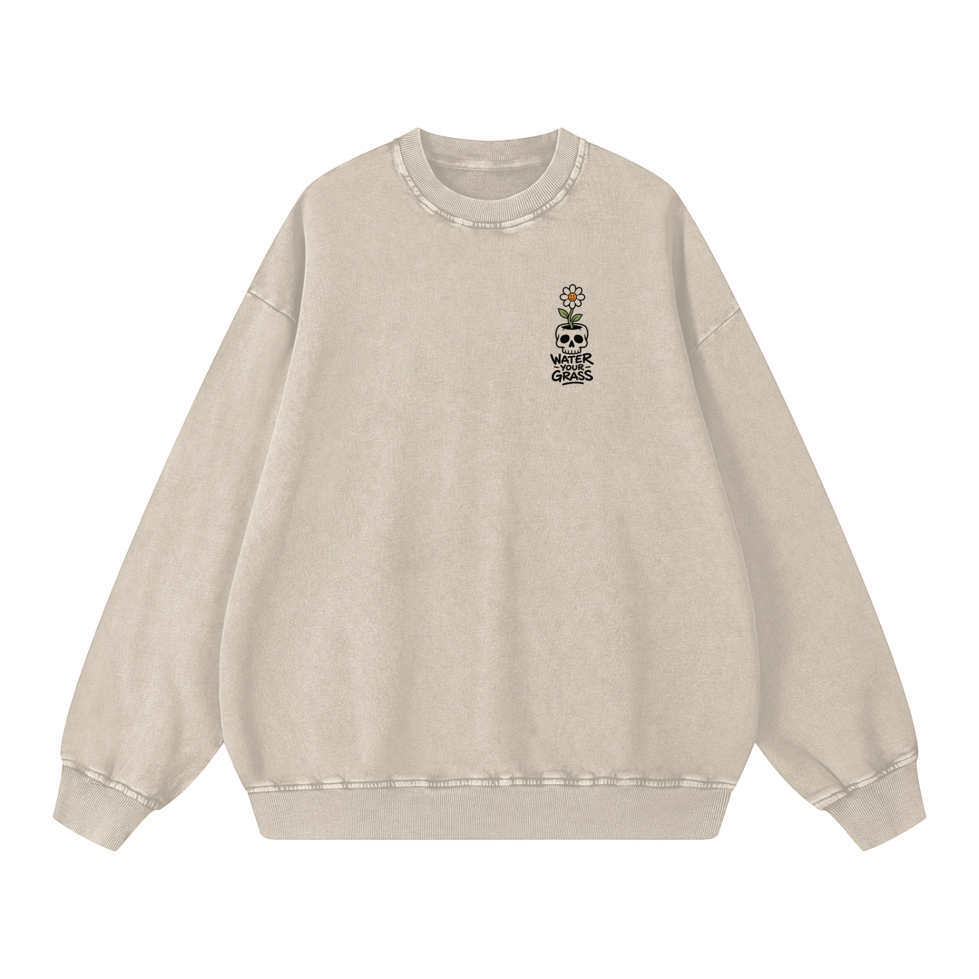 Snow Washed Oversized Sweatshirt