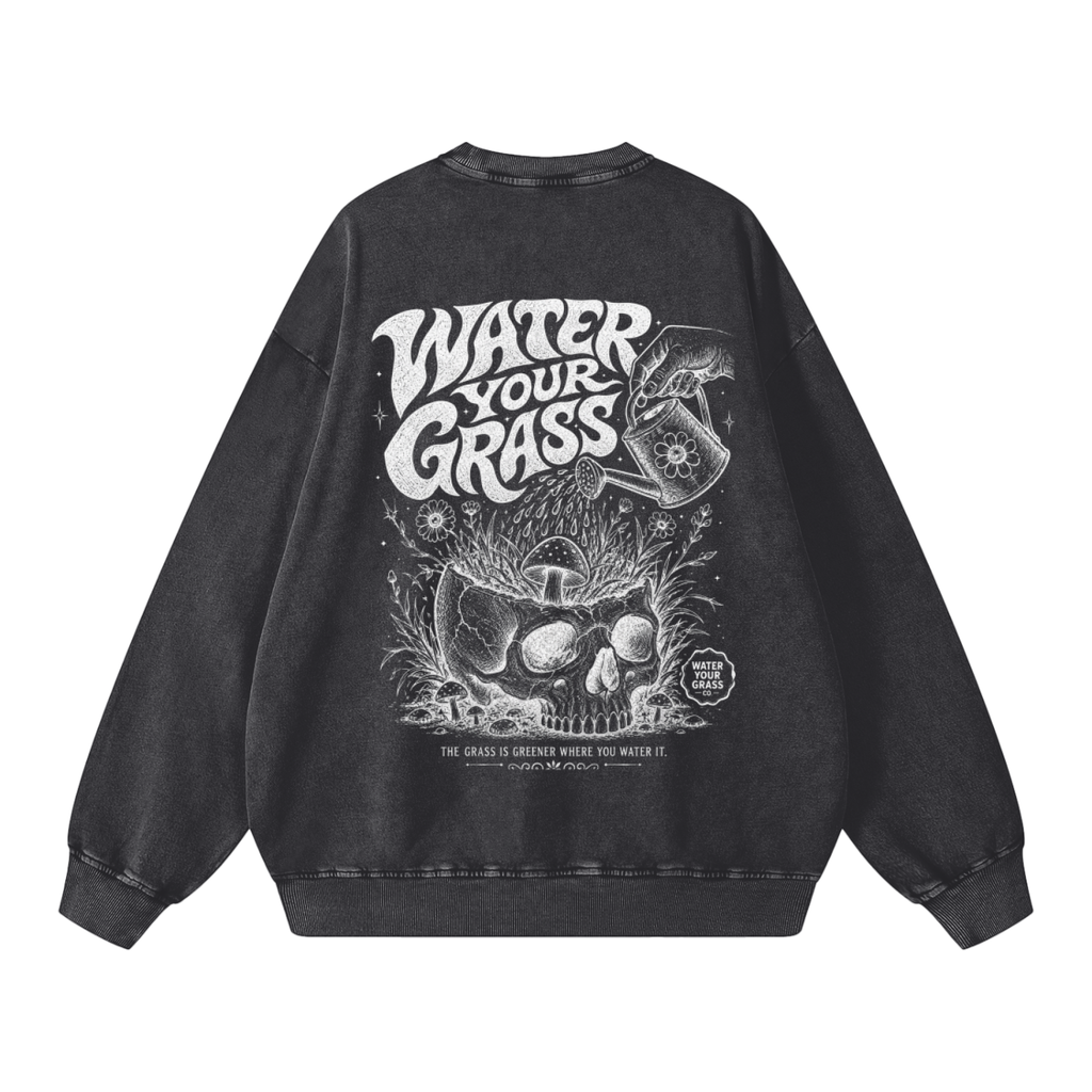 Snow Washed Oversized Sweatshirt