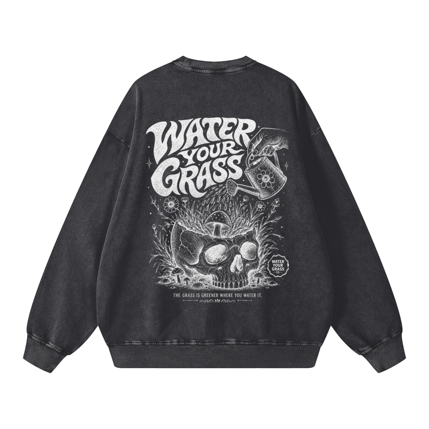 Snow Washed Oversized Sweatshirt