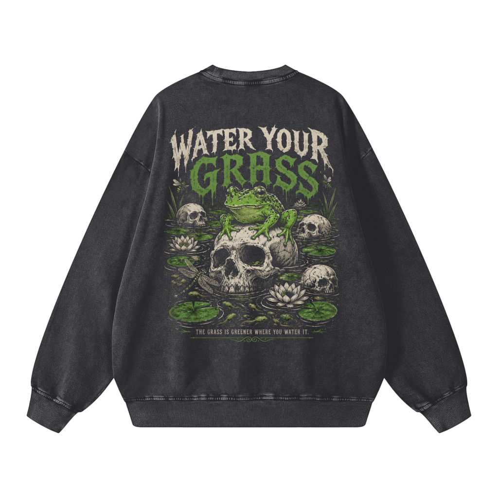 Snow Washed Oversized Sweatshirt