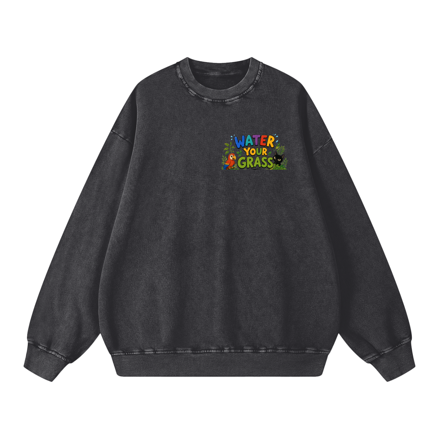 Snow Washed Oversized Sweatshirt