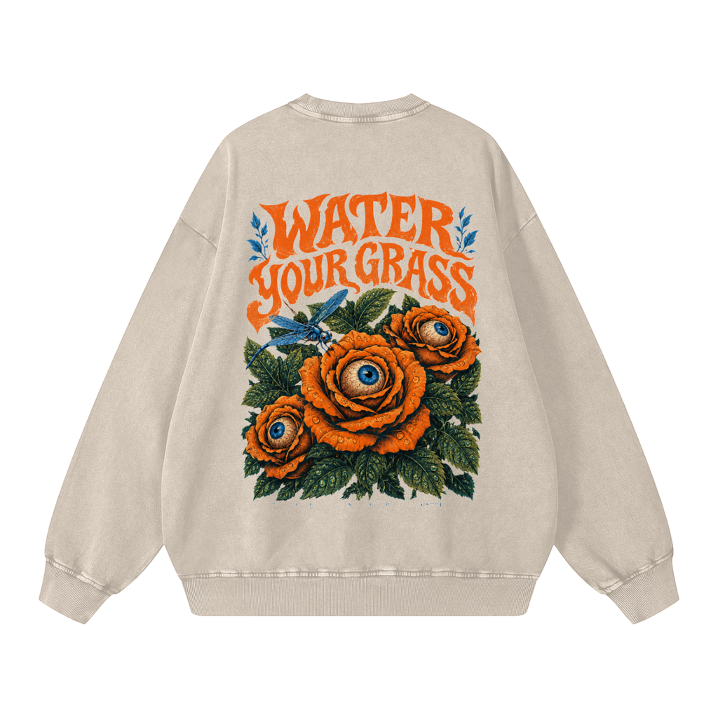 Snow Washed Oversized Sweatshirt